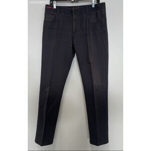 Enzo Denim Gray Mens Casual Straight Leg Dress Pants - Size 34x29